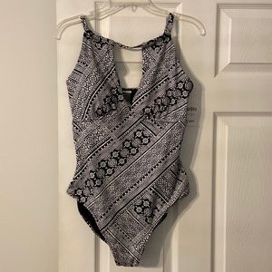 Leilani Swim brand new with tags still attached size 12 black and white